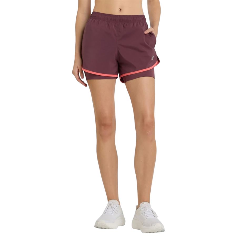 New balance 2 in 1 short 3 inch da donna New Balance | WS41225FDP